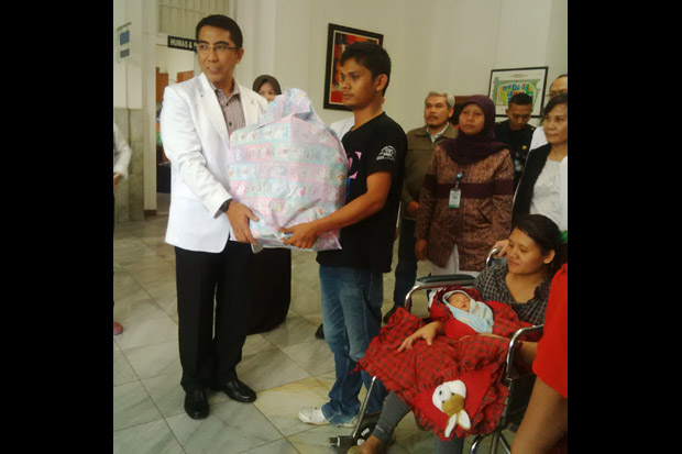 Hujan deras warnai kepulangan...