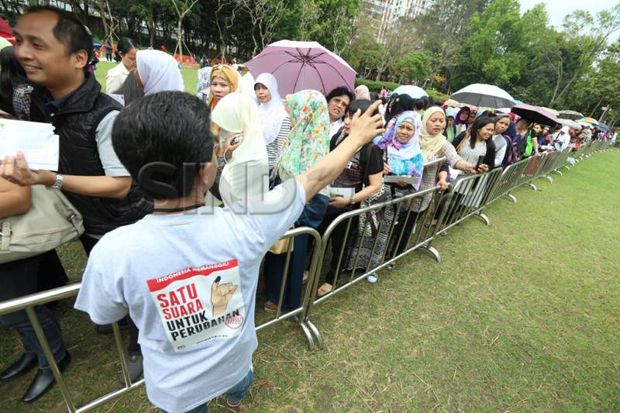 TPS jadi tempat silaturahmi...