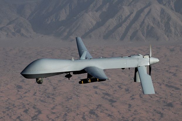 Drone jatuh setelah...