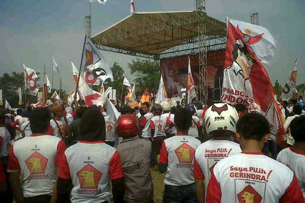 Ribuan kader Gerindra...