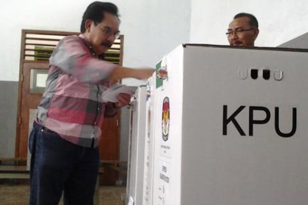 Antasari nyoblos di...
