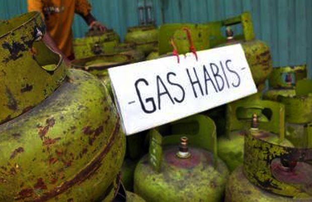 Elpiji 3 kg di sebagian...
