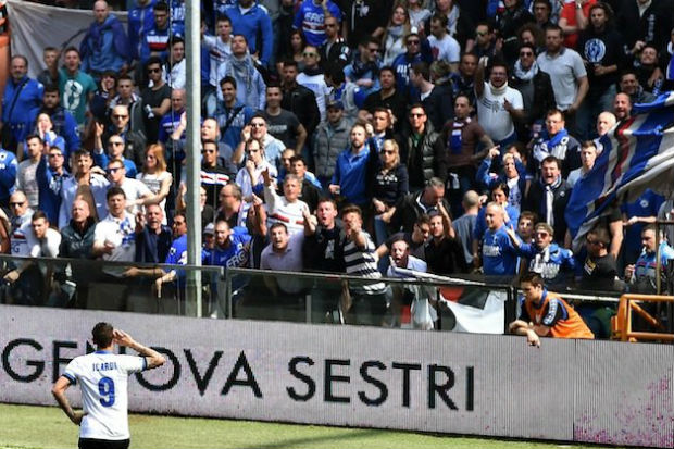 Sampdoria kecam selebrasi...