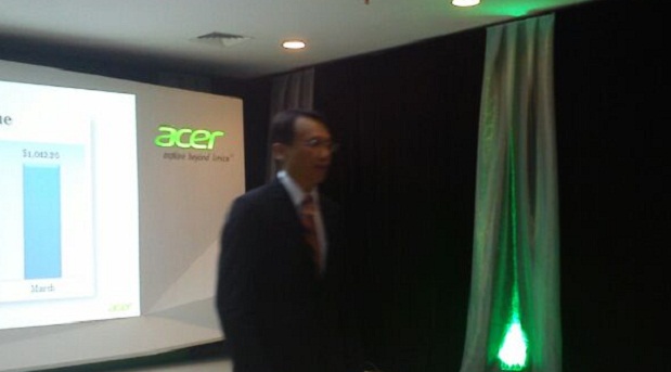 Smartphone anyar Acer...
