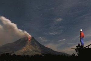 Lahar dingin Sinabung...