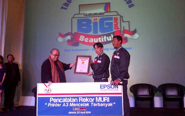 Epson Printer A3 berhasil...