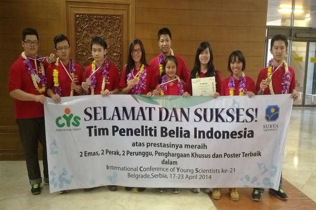 Pelajar Indonesia juara...