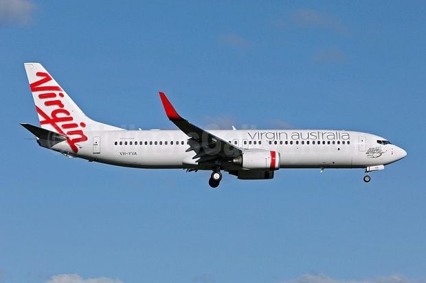 Lepas landas dari Brisbane,...
