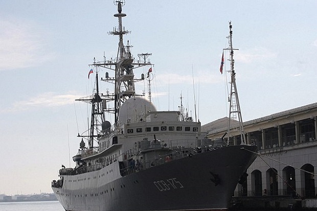 Kapal mata-mata Rusia...