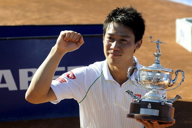 Punya modal, Nishikori...