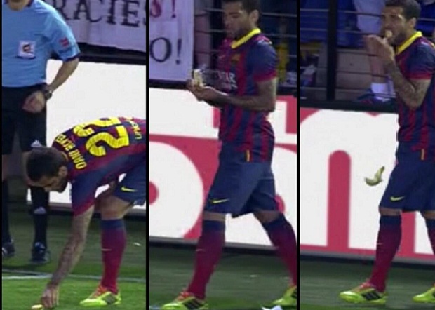 Dilempar pisang, Alves...