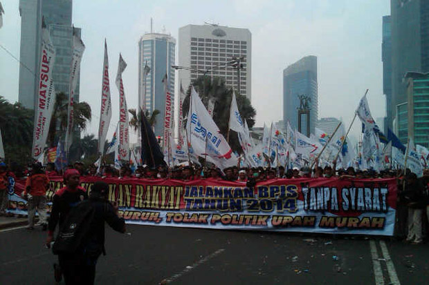 65 ribu buruh Bekasi...