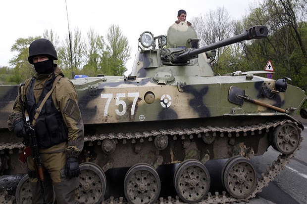 Militer Ukraina siaga...