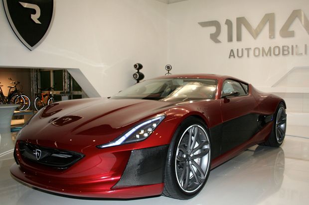 Supercar listrik Kroasia...