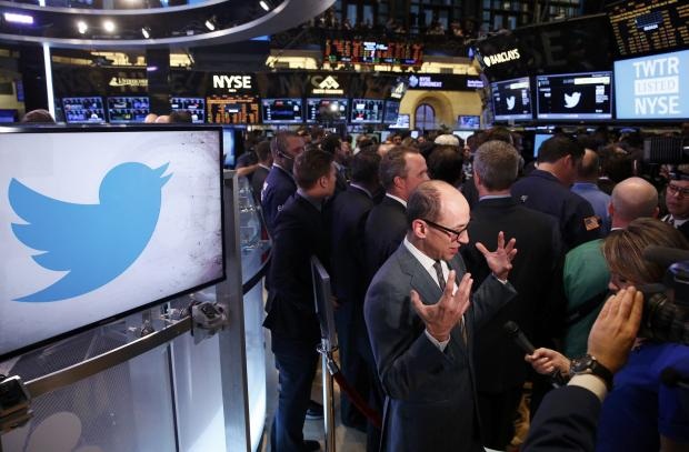Saham Twitter merosot...