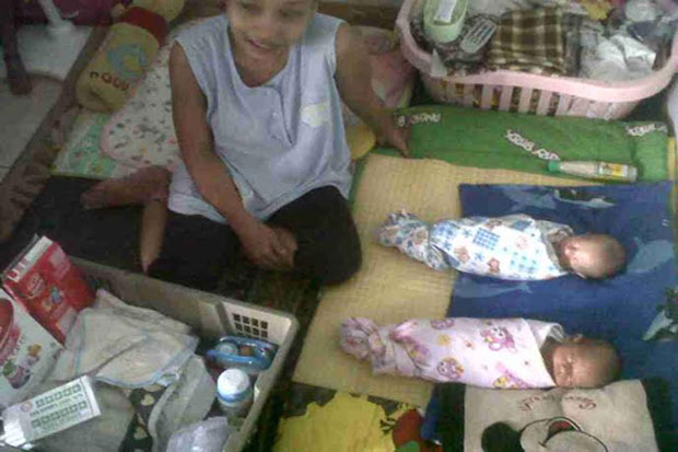 Ibu telantarkan anak...