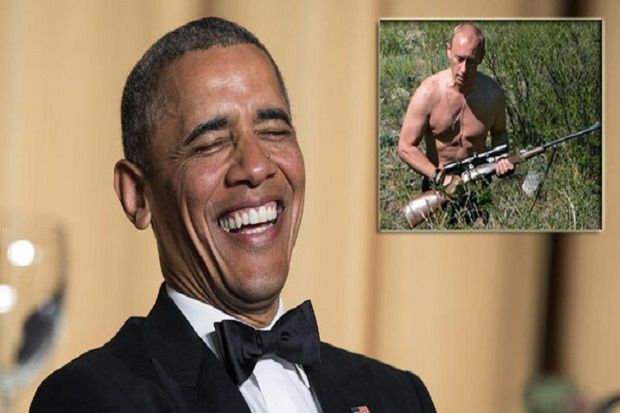 Obama mengolok-olok...