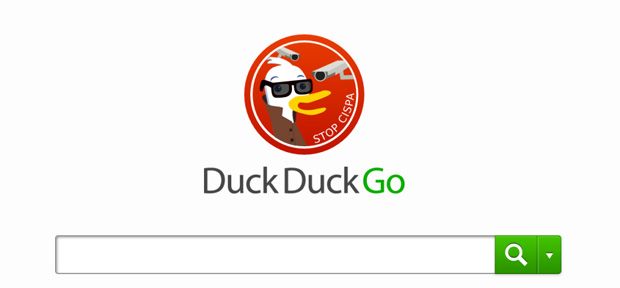 Mesin pencari DuckDuckGo...