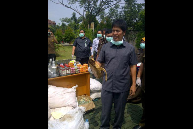 Belasan kilogram ganja...