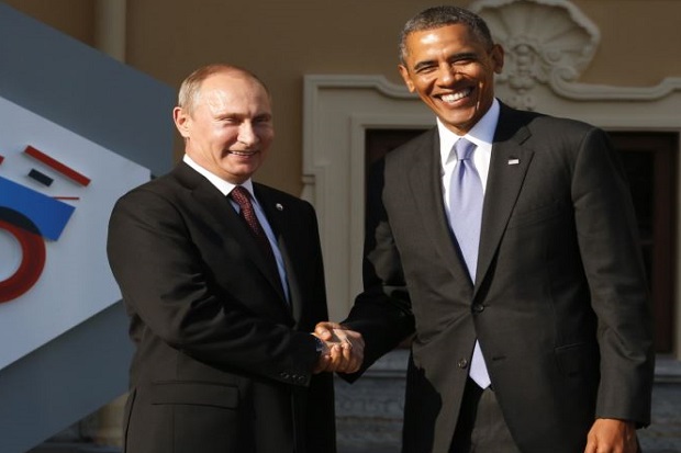 Putin dan Obama hadiri...
