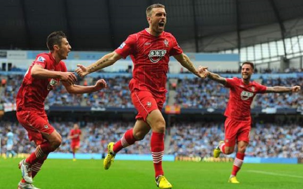 Gol Lambert buat Southampton...