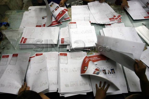 KPU tender ulang pencetakan...