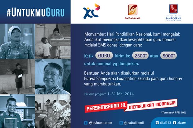 XL ajak pelanggan peduli...