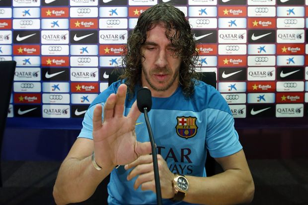 Puyol ucapkan selamat...