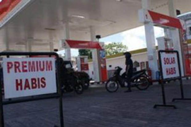 Premium langka, angkot...