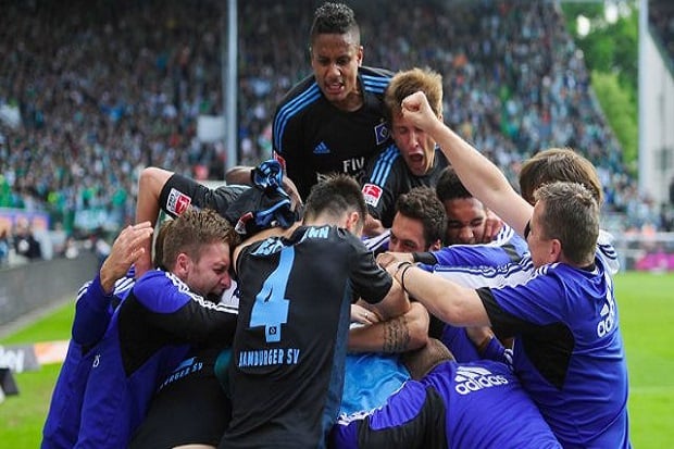 Hamburg SV lolos dari...