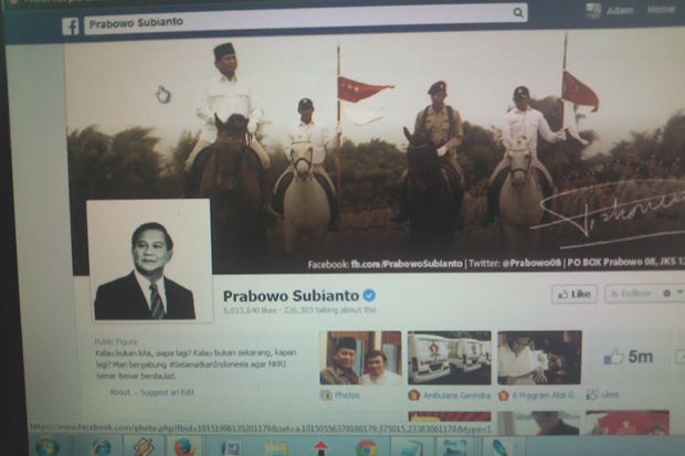 Facebook Prabowo Tembus...