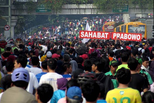 Sejak Pagi Relawan Prabowo...