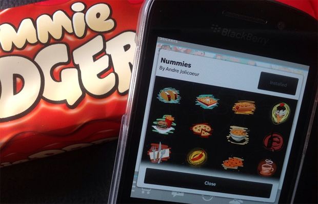 BlackBerry Rilis Stiker...