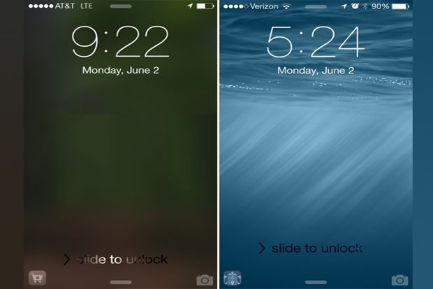 Lockscreen iOS 8 Beta...
