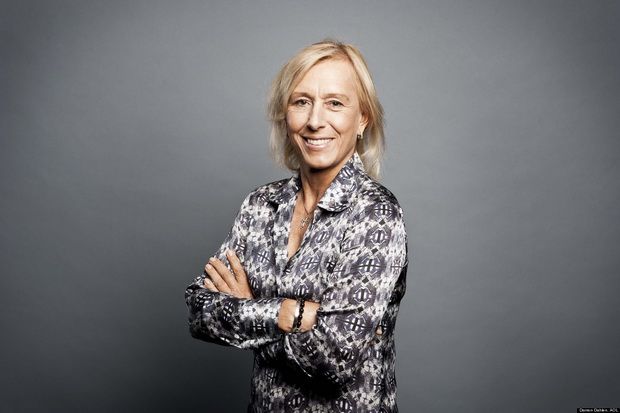 Martina Navratilova...