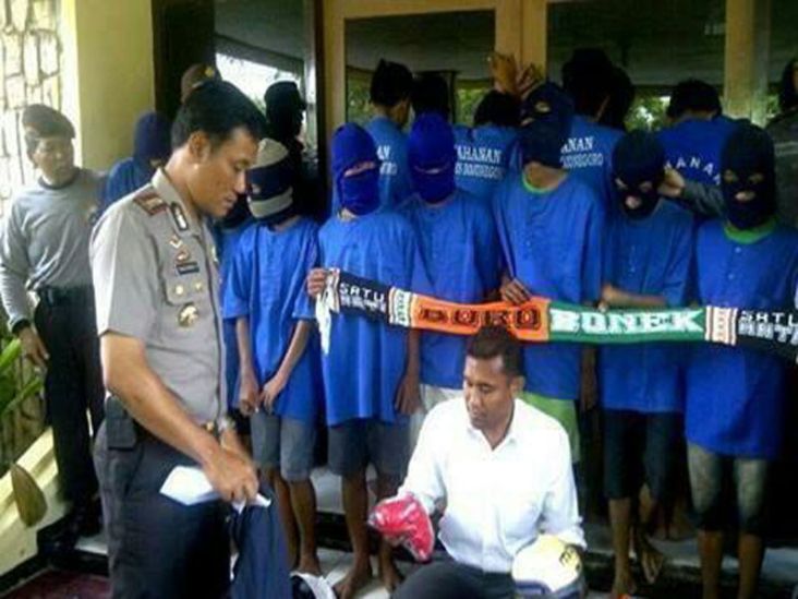 Polisi Cokok 31 Bonek