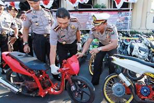 Razia Gabungan, 7 Motor...