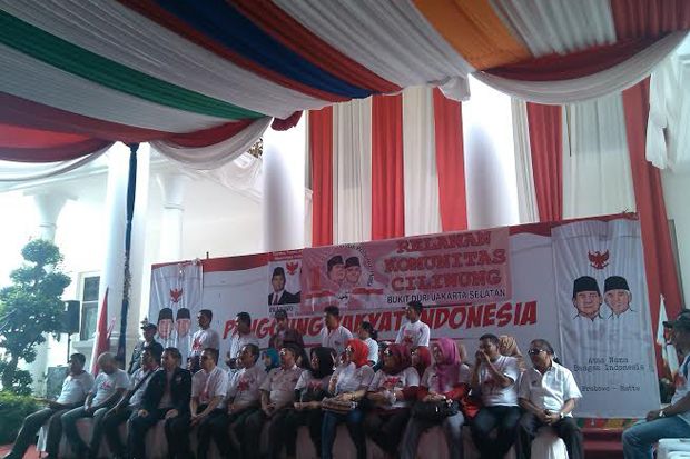 Dukung Prabowo, Warga...