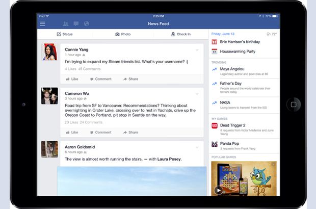 Aplikasi Update Facebook...