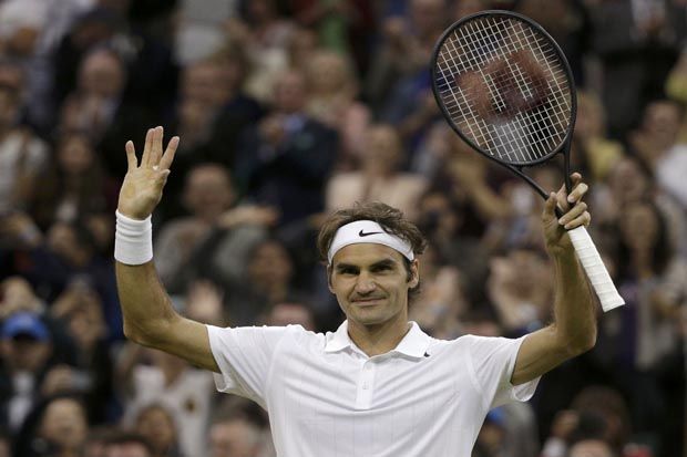 Federer Melenggang Ke...