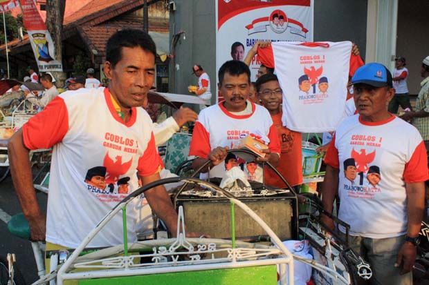 Tukang Becak Siap Menangkan...