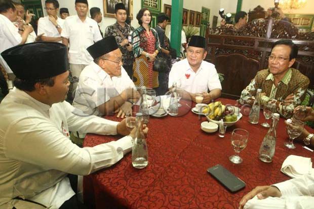 Sowan Sultan, Prabowo...
