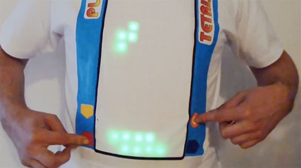 Mainkan Tetris di T-Shirt...