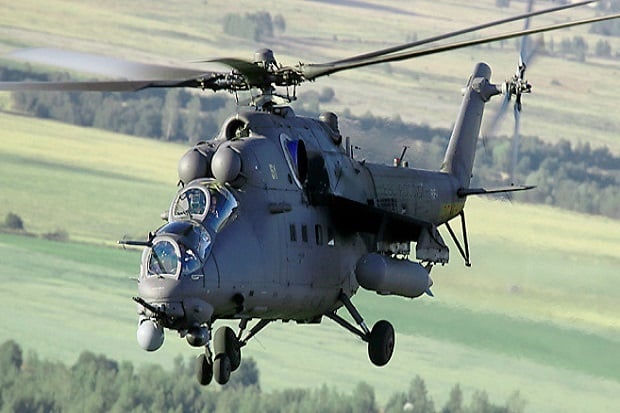 Ukraina Protes Helikopter...
