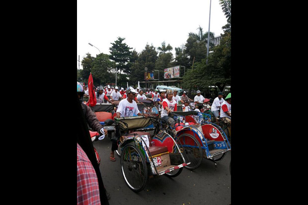 Kampanye Naik Becak,...