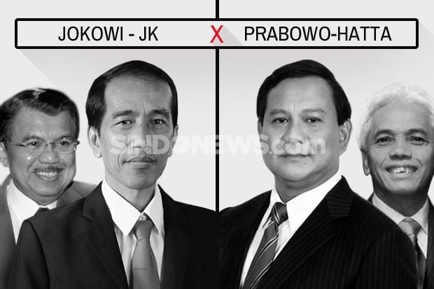 Jokowi-JK Menang Telak...