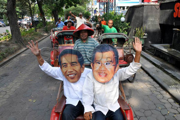 Jokowi-JK Unggul di...