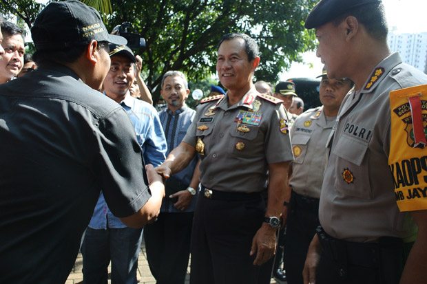 Kapolri Pantau Pencoblosan...
