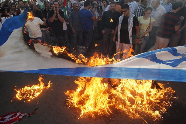 Demo Pro-Gaza di Mana-mana,...