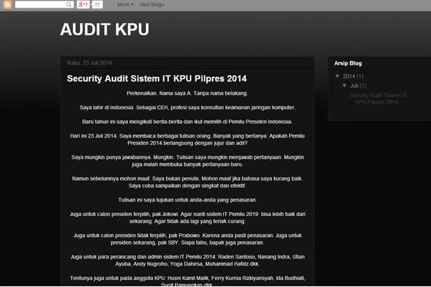 Hacker Buktikan Sistem...